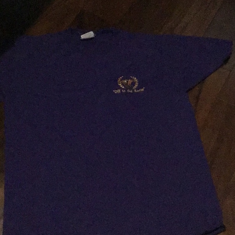 Derby purple short sleeve shirt